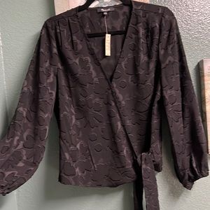Madewell wrap around top